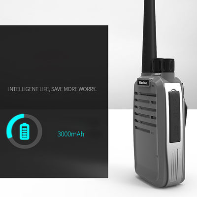 Radio móvil digital de largo alcance Walkie Talky portátil con linterna y batería de iones de litio