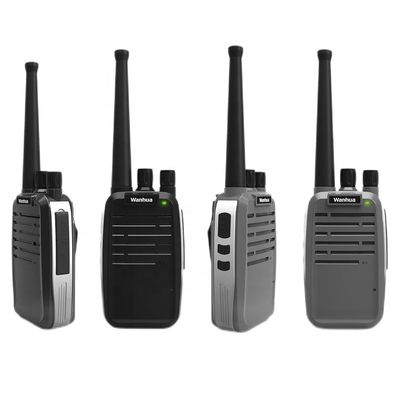 Radio portátil para hoteles Intercomunicadores al aire libre Radio móvil digital negro Walkie Talkie