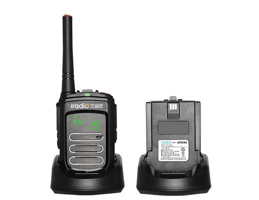 Modo de modulación UHF VHF FM 90mm*61mm*30mm Certificado CE Mini Digital Walkie Talkie