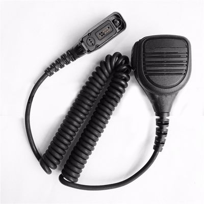 Espejo de radio portátil de plástico negro Micrófono para XiR P8668 APX7000 XPR7550 DP4800