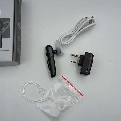 K Walkie Talkie auricular inalámbrico con auriculares BT y almacenamiento de 1 canal