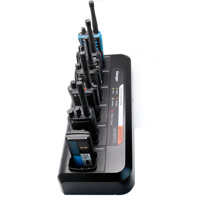 Cargador multicanal de walkie-talkie para MTP3100 de salida 12V-1A personalizable y duradera