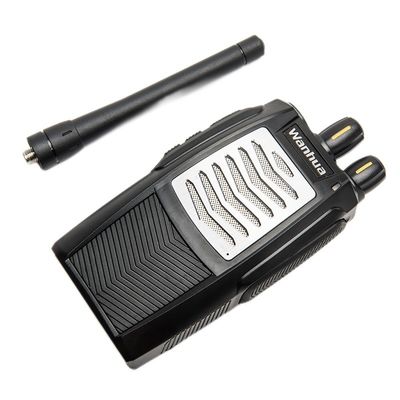 Talkie-talkie UHF portátil profesional con estabilidad de frecuencia y cifrado de 2,5 ppm