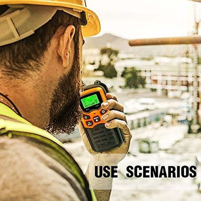 400-470mhz PMR 446 Walkie Talkie de mano con linterna Manténgase conectado