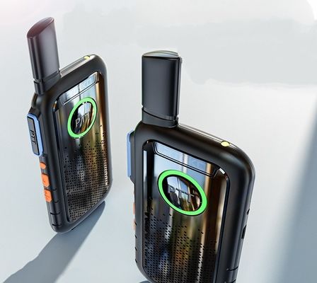 Commercial Negro Mini delgado Walkie Talkie para exteriores portátil Ligero 1,7*13,5*5,4cm