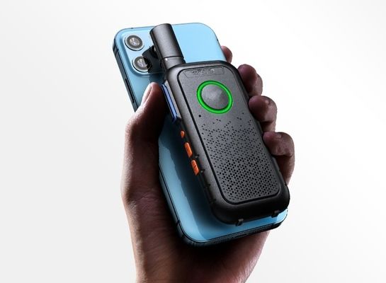 Commercial Negro Mini delgado Walkie Talkie para exteriores portátil Ligero 1,7*13,5*5,4cm
