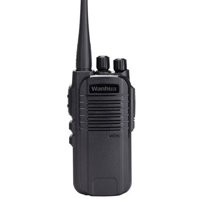 Impedencia de la antena 50Ω Walkie-Talkie Wanhua UHF 403-480MHz Canal con receptor de recorrido