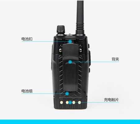 Carga directa por USB de alta potencia Wanhua GTS760 10KM Walkie Talkie para Baofeng UV5R