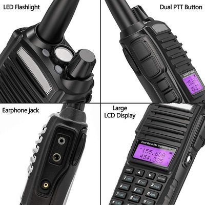 Transceptor de radio de largo alcance Zello Walkie Talkie BF-8201 Uhf para senderismo profesional
