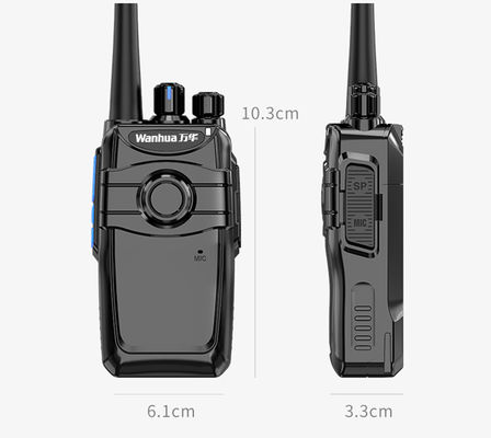 Audífonos profesionales Walkie Talkie de banda doble con potencia de salida de micrófono PTT de 3W