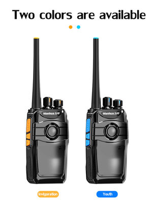 Audífonos profesionales Walkie Talkie de banda doble con potencia de salida de micrófono PTT de 3W