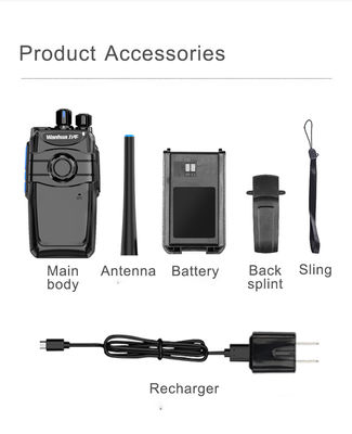 Audífonos profesionales Walkie Talkie de banda doble con potencia de salida de micrófono PTT de 3W