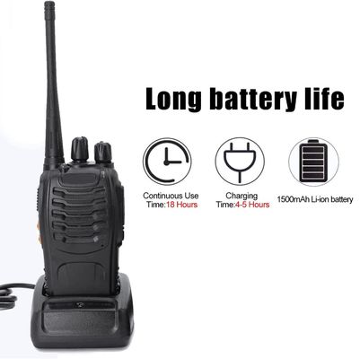 99 Canal de almacenamiento BF-888S Banda doble de dos vías Radio Walkie Talkie para niños móvil portátil