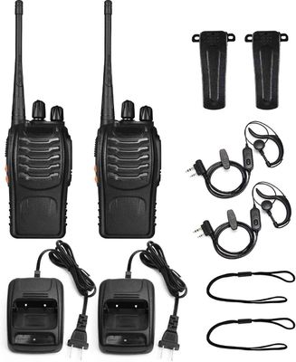 99 Canal de almacenamiento BF-888S Banda doble de dos vías Radio Walkie Talkie para niños móvil portátil