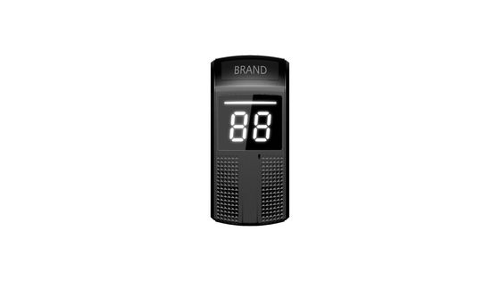 Mini Walkie Talkie de largo alcance para hoteles y restaurantes ET800 clip de cuello recargable
