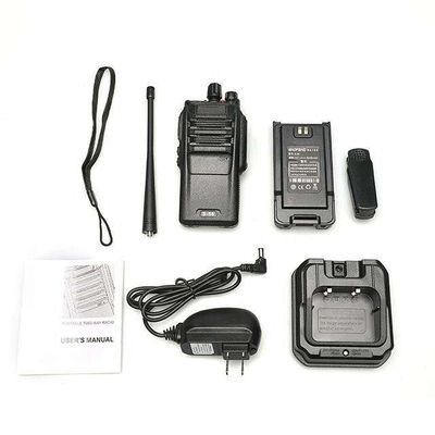 Potencia de salida 2W 16 Canal de almacenamiento VHF UHF Walkie Talkie para comunicación de restaurantes
