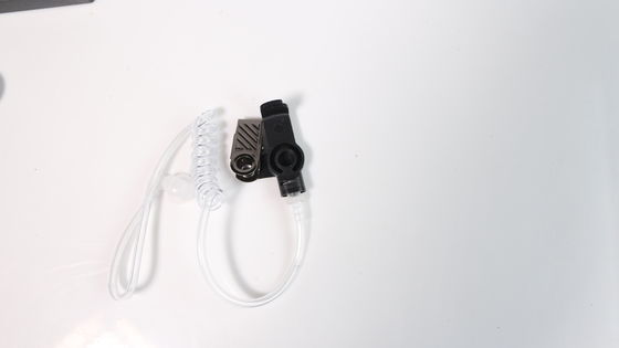 Audífonos de cancelación de ruido con micrófono negro para conectores de 3,5 mm Walkie Talkie Headset