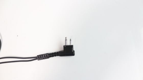 Audífonos de cancelación de ruido con micrófono negro para conectores de 3,5 mm Walkie Talkie Headset