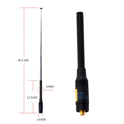 Rango de frecuencia 144-146/430-440MHz RH775 Walkie-Talkie con NFC y antenas largas