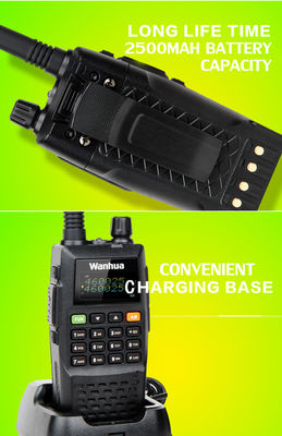 OEM / ODM aceptado WanhuaGTS760 Walkie-Talkie portátil de 8W para un recorrido sin conductor al aire libre