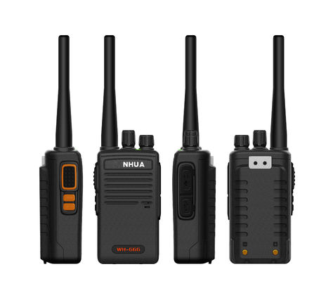 UHF VHF banda doble Walkie talkie portátil para DMR profesional y cobertura de red de 10 km
