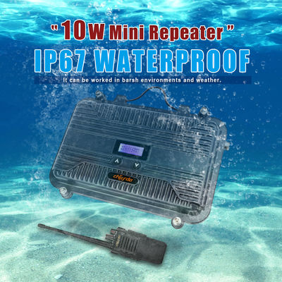 Red de codificación y decodificación de CTCSS/DCS Repetidor Walkie Talkie Duplex completo de 10W personalizable