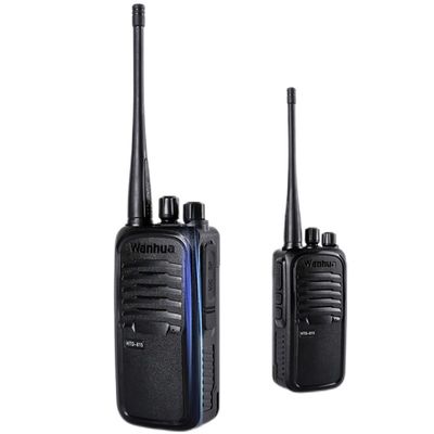 Black Wanhua HTD815 Walkie Talkie 5W/8W Rango opcional de 10 km para las necesidades de comunicación