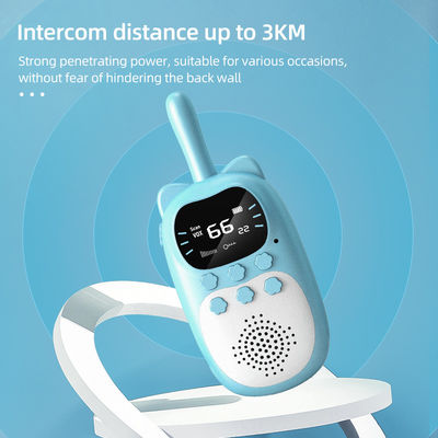 20 canales de almacenamiento Walkie Talkie portátil para niños 3 km ABS juguete de control remoto de plástico