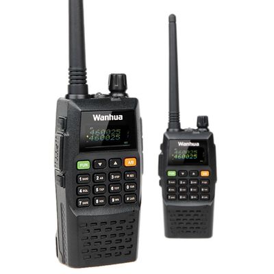 Lanzar Wanhua VHF banda doble de dos vías de radio perfecto para KTV a 7.2V de tensión de funcionamiento