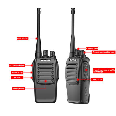 Intercomunicador universal Wanhua WH27E Walkie Talkie 16 canales para una comunicación versátil