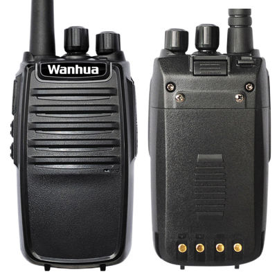 Usos al aire libre HTD815 Walkie Talkies con capacidad de batería de 3500mAh y diseño negro