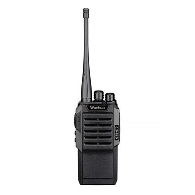 Radio UHF de jamón Walkie Talkie de mano Negro 5W Potencia de salida 3800mAh Intercomunicadores Woki Toki