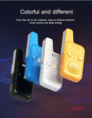 Economía portátil de dos vías de radio inalámbrico UHF 400-470MHz Walkie Talkie con 3,7V de voltaje