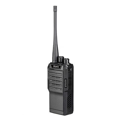2000mAh Capacidad de batería Walkie Talkie de banda doble para hoteles y exteriores 5W 400-470MHz