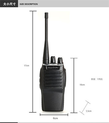 Energía Wanhua WH27 Walkie Talkie 3W Potencia de salida 5W Comunicación de energía RF para exteriores