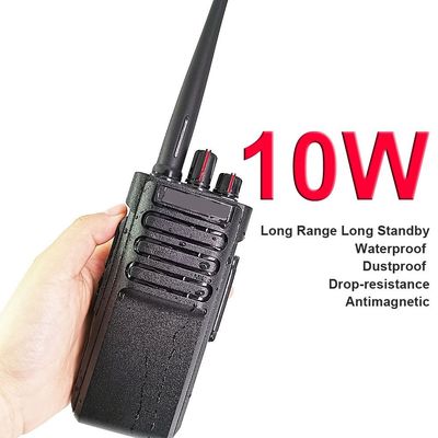 Radio portátil Walkietalkie VHF UHF Intercoms analógicos de 10W Walkie Talkies IPX7
