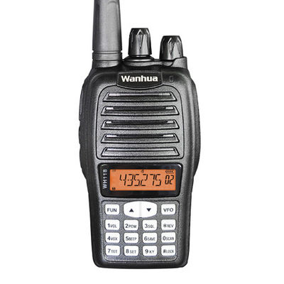 Wanhua WH118 Radio portátil de banda doble 189g Walkie Talkie para comunicación de larga distancia