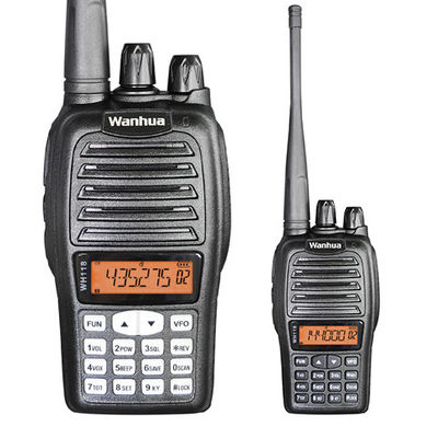 Wanhua WH118 Radio portátil Walkie Talkie 2W Potencia de salida de banda doble UHF VHF Largo alcance