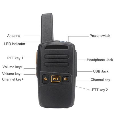 16 canales Costo de almacenamiento Competitivo VHF UHF Walkie Talkie para senderismo y restaurante