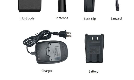 Walkie-Talkies portátiles WANHUA HTD502 con alcance de habla de 0 a 5 km