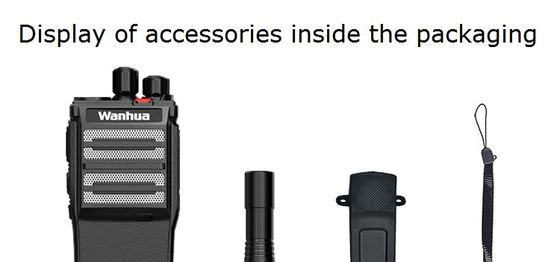 Walkie-Talkies portátiles WANHUA HTD502 con alcance de habla de 0 a 5 km
