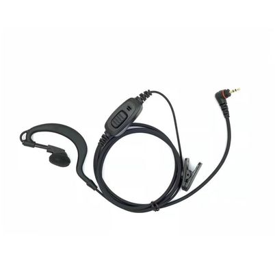 Comunicación WKTK con cable Chipset Earbud Headset en el oído para radio Walkie Talkie Two Way