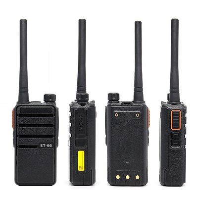 Mini Walkie Talkie de escaneo de dos canales ET-66 para comunicación a larga distancia