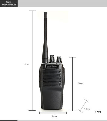 Walkie-talkies de alta potencia 2Watt 16 canales con un alcance de 10 Km y una batería grande de 3800 mAh