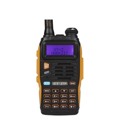 128 canales de almacenamiento Walkie Talkie a prueba de agua de 5 vatios Radio móvil de doble banda de dos vías