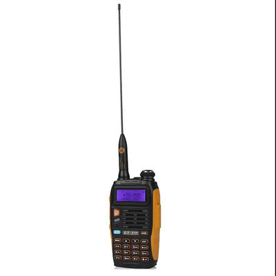 128 canales de almacenamiento Walkie Talkie a prueba de agua de 5 vatios Radio móvil de doble banda de dos vías