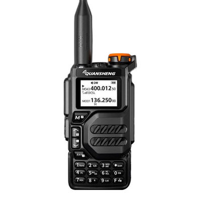 Radio de doble banda de alta potencia tipo walkie-talkie VHF/UHF de dos vías con batería de 3000mAh
