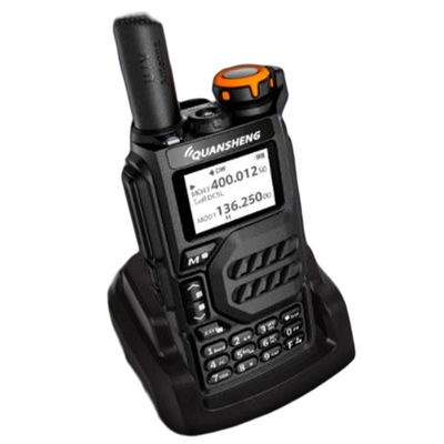 Radio de doble banda de alta potencia tipo walkie-talkie VHF/UHF de dos vías con batería de 3000mAh