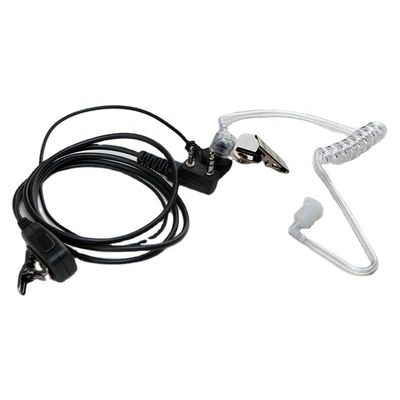 OEM Logotipo PTT Air Tubo Acústico Auricular para Walkie Talkie Headset de Radio Portátil