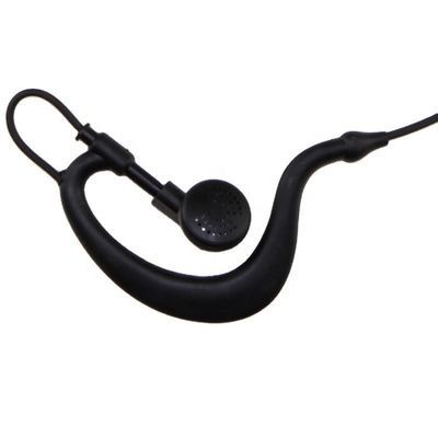 G forma de gancho para las orejas auriculares manos libres en línea Ptt auriculares para la comunicación Walkie Talkie